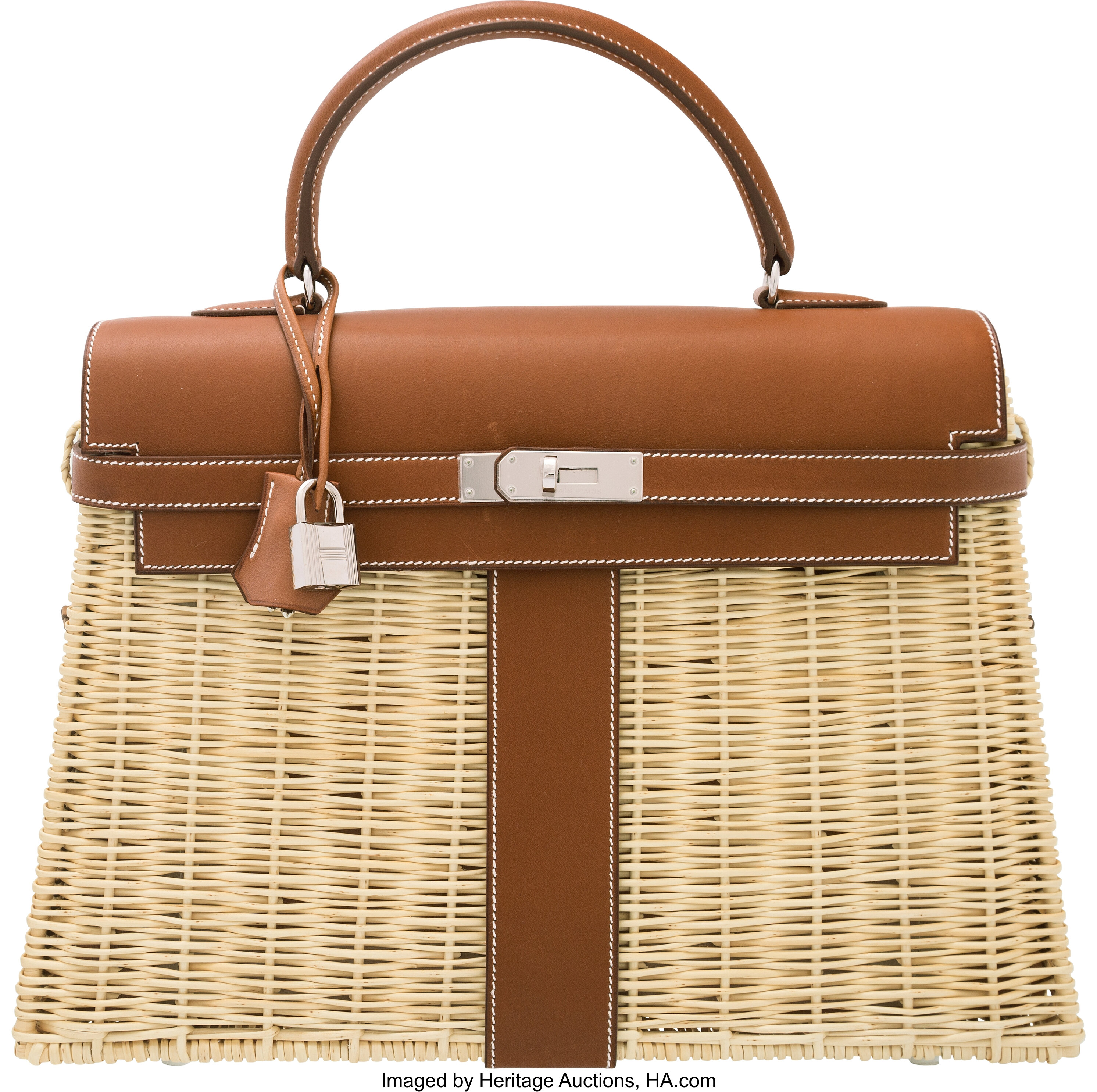 Reserved The Garden Party Hermes Wicker basket bag Ltd - Katheley's