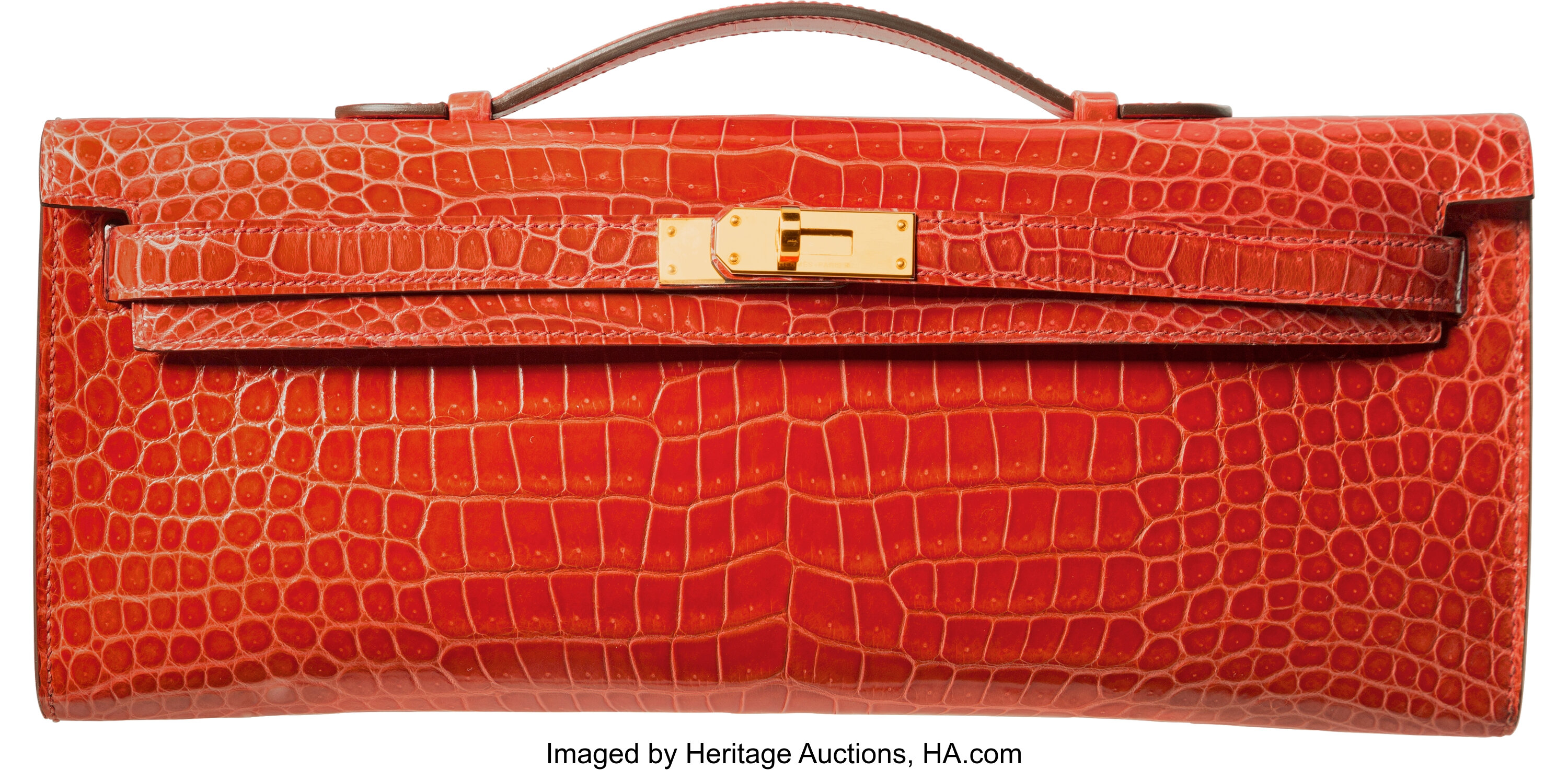 Hermès Kelly Cut Crocodile Handbag