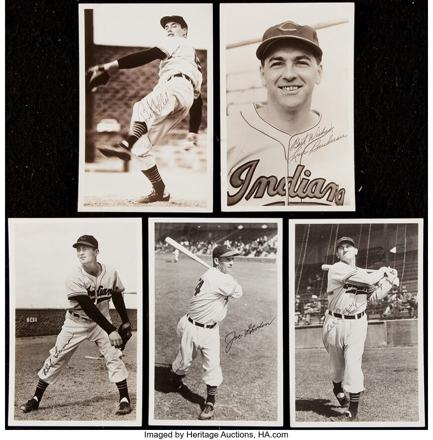 Late 1940's - 1950's (Van Patrick) Cleveland Indians Vintage | Lot ...