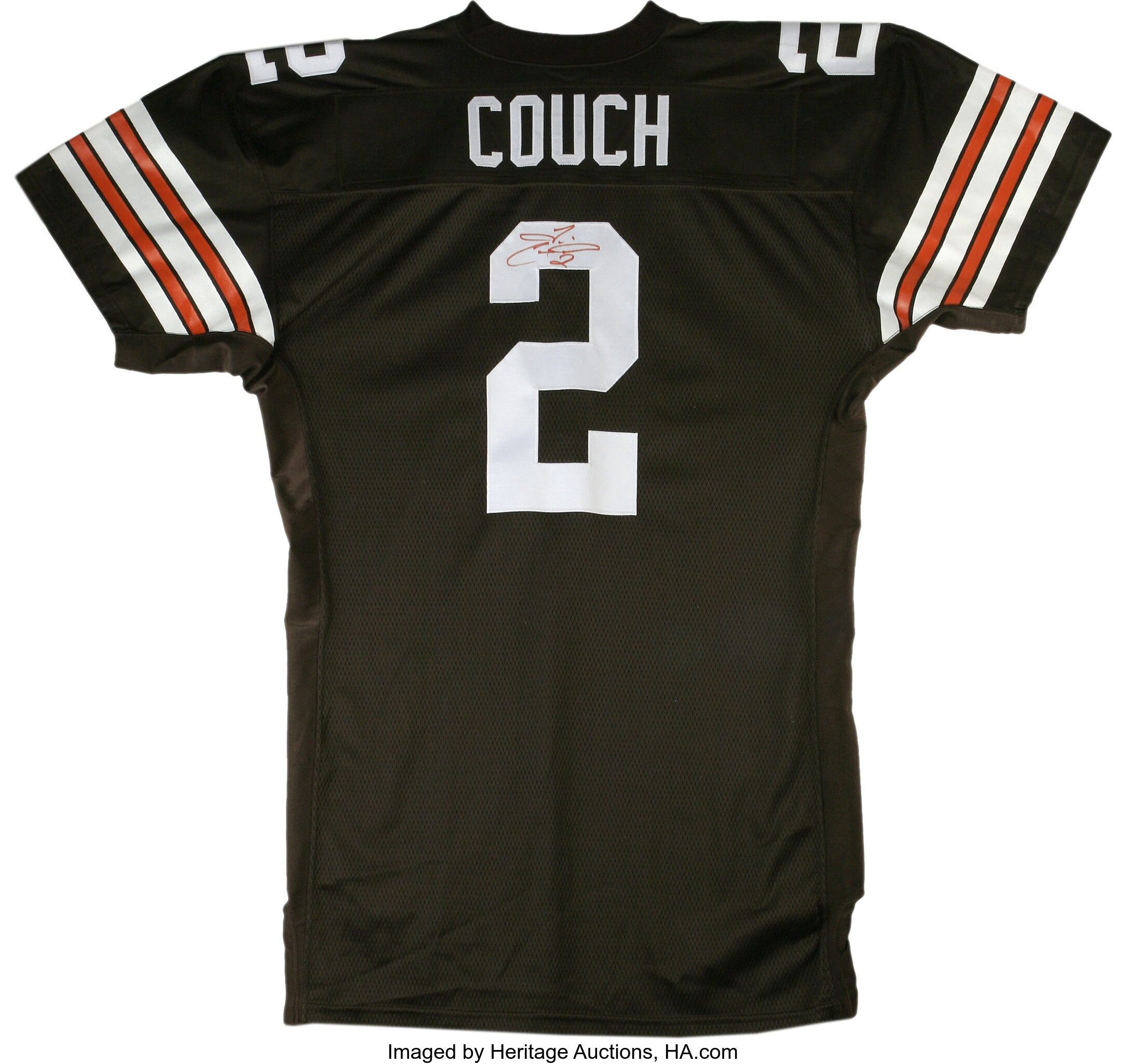 1999 Tim Couch Signed Browns Jersey Beautiful Cleveland Browns