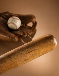 Babe Ruth Signed & Inscribed 1930's Baseball Bat