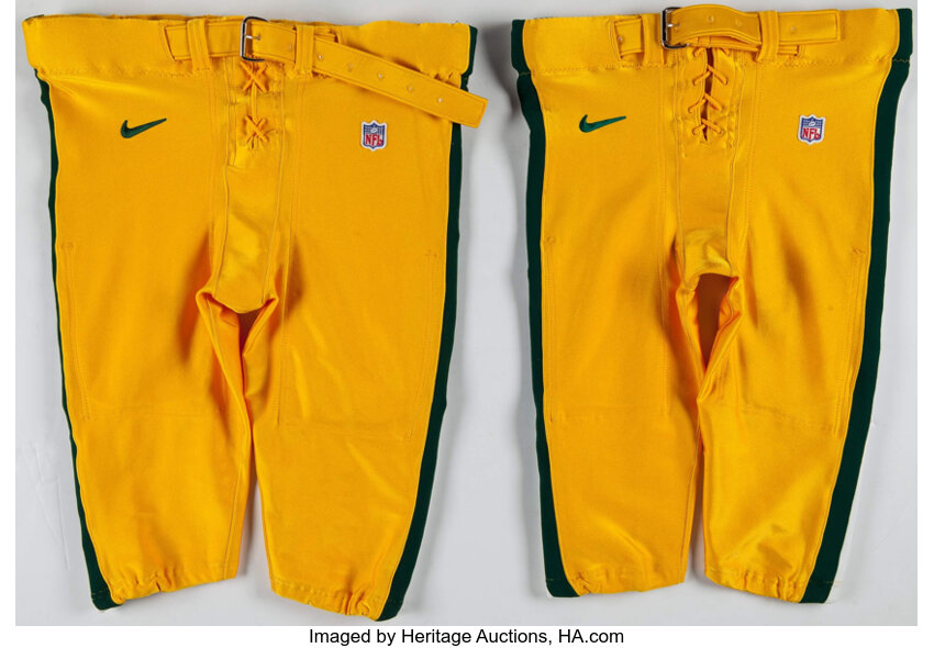 2000's Green Bay Packers Game Worn Pants. Football Collectibles, Lot  #42197