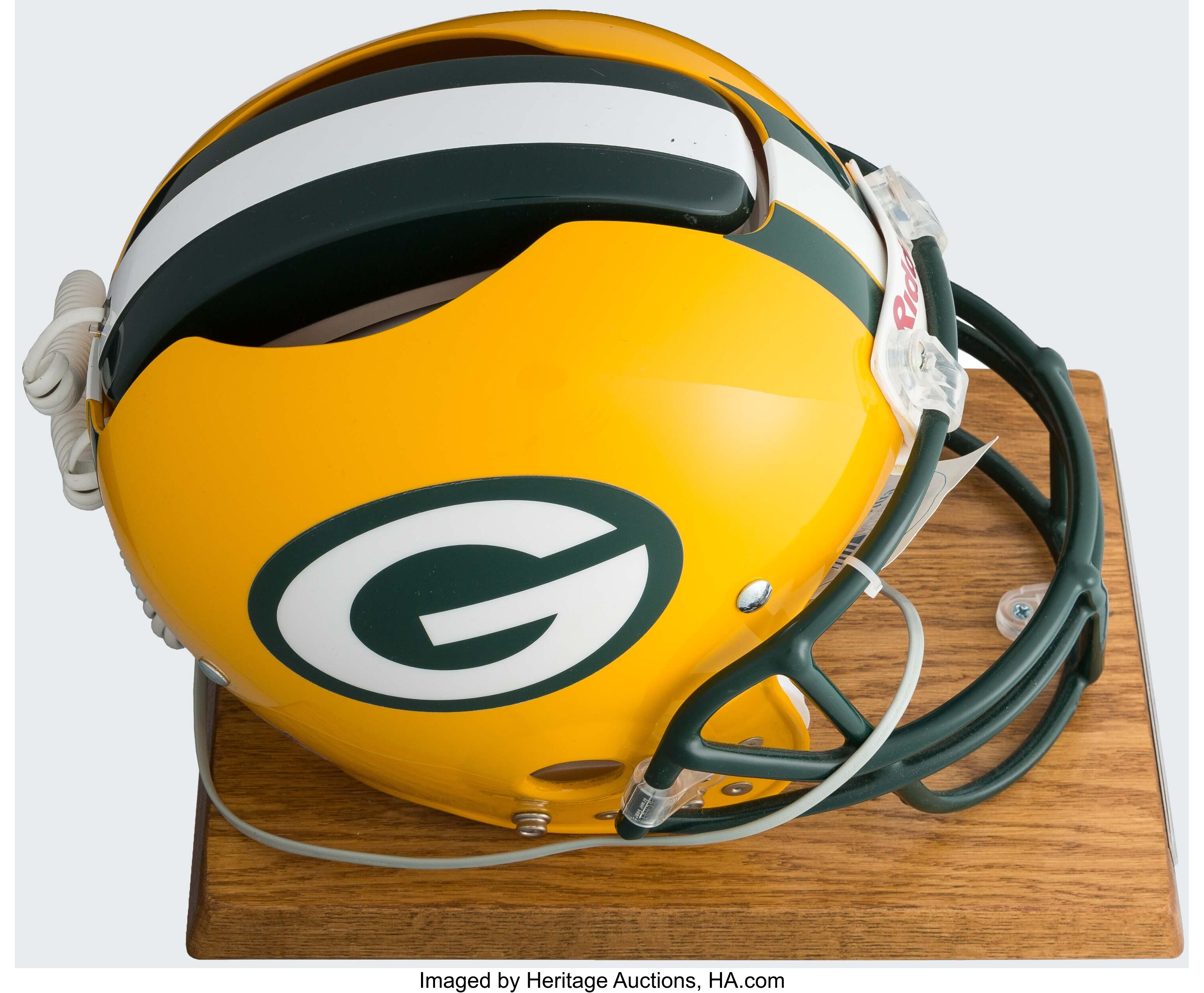 Lot Detail - VINTAGE GREEN BAY PACKERS HELMET PLAQUE