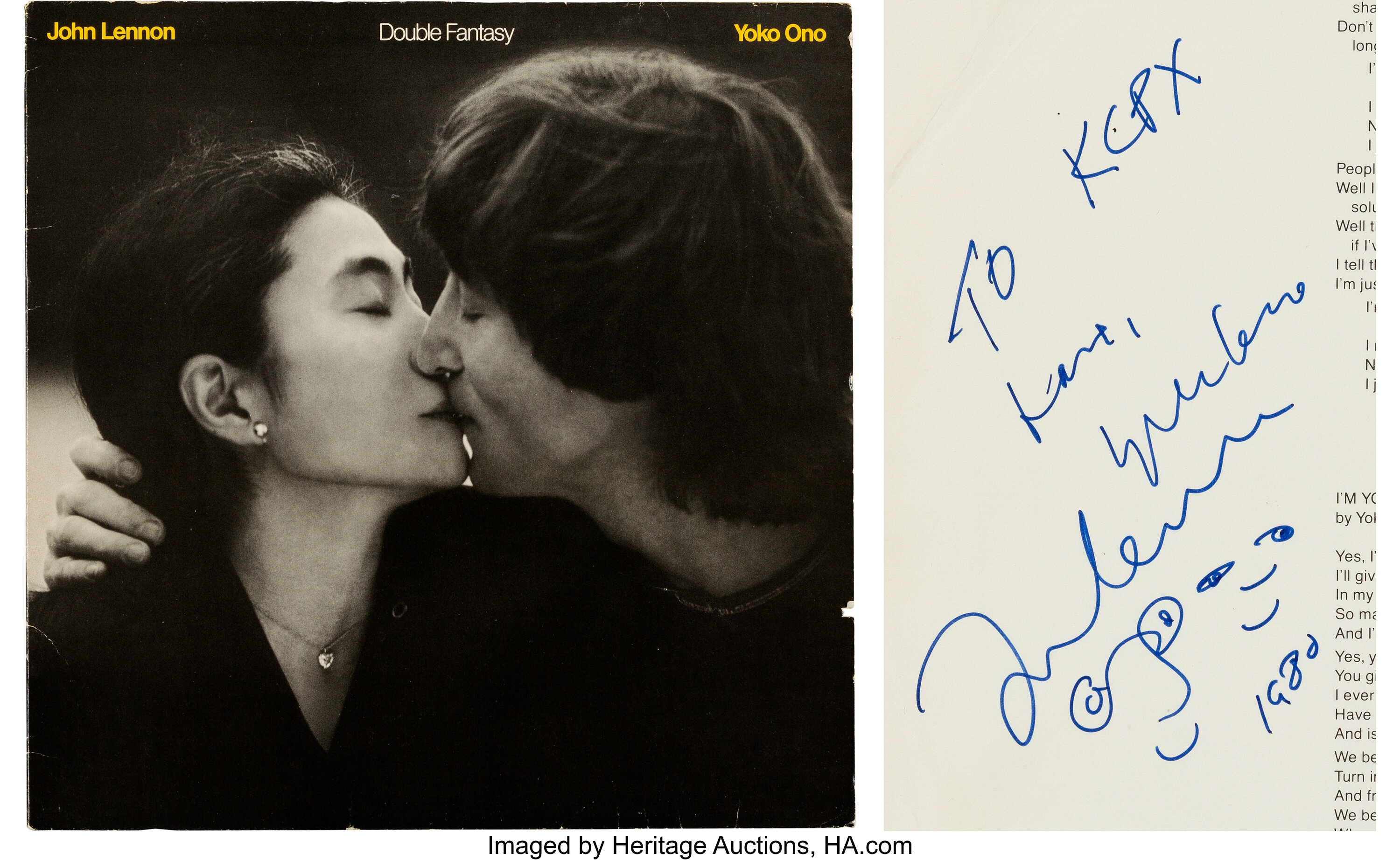 John Lennon Yoko Ono Double Fantasy