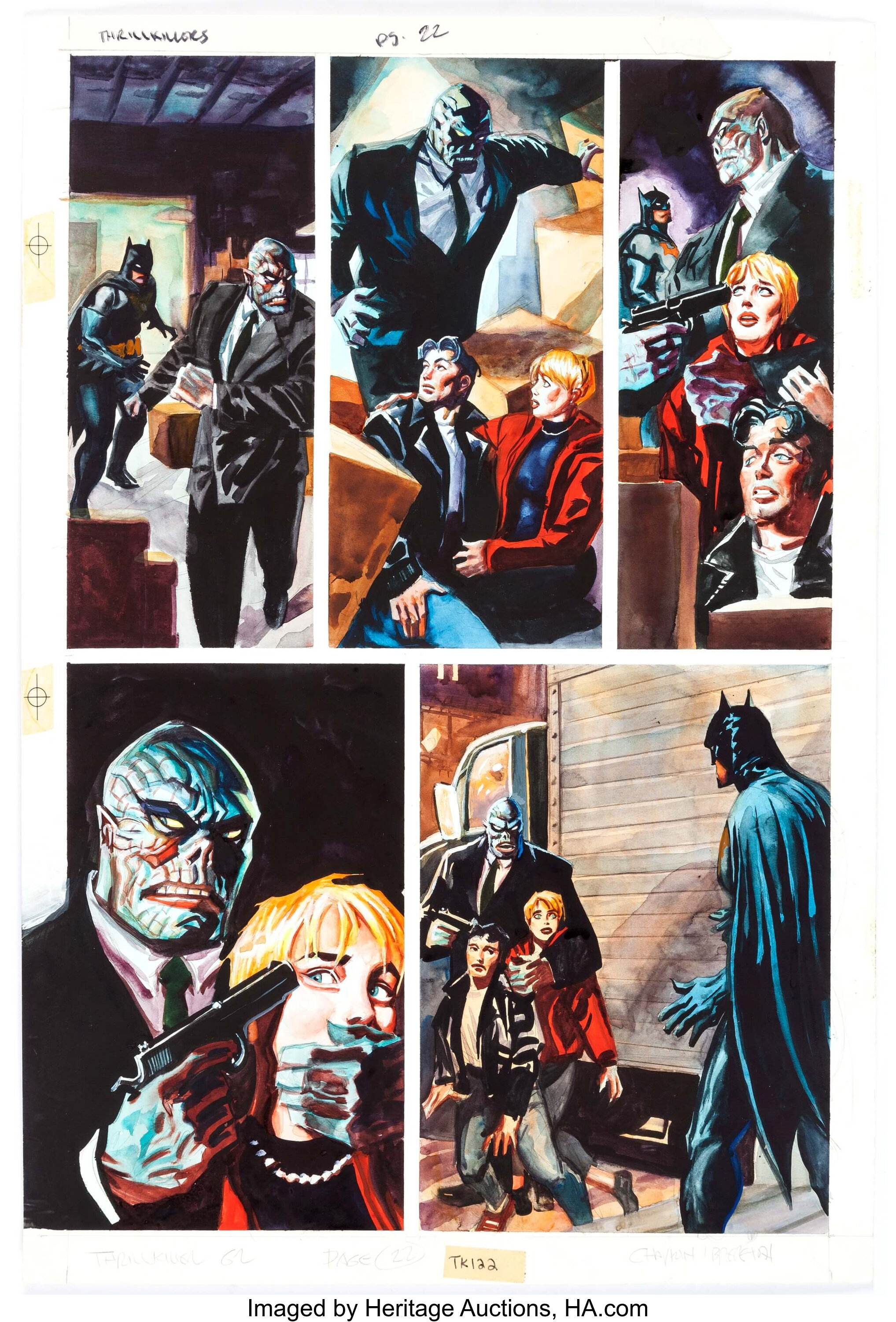 Dan Brereton ThrillKiller '62 (nn) Story Page 22 Batman Original | Lot  #11019 | Heritage Auctions