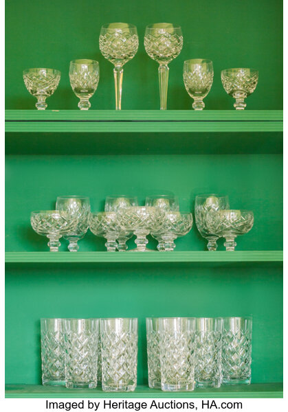 Forty Various Waterford Glasses And Stemwares th Century 7 3 8 Lot Heritage Auctions