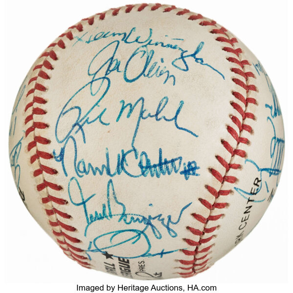 1990 World Champion Cincinnati Reds Team-Signed Baseball