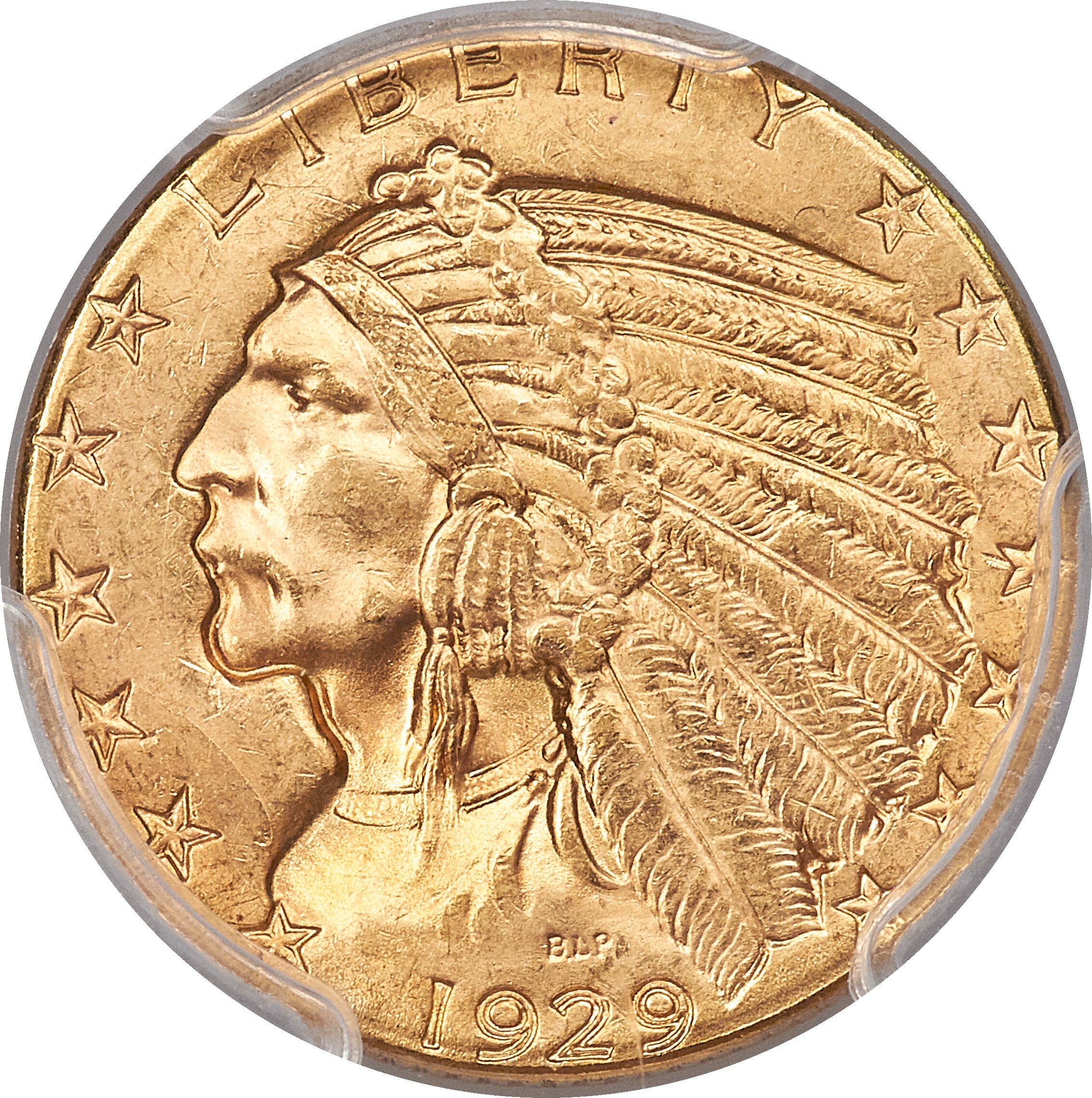 1929 $5 MS64+ PCGS. CAC.... Indian Half Eagles | Lot #3166 | Heritage ...