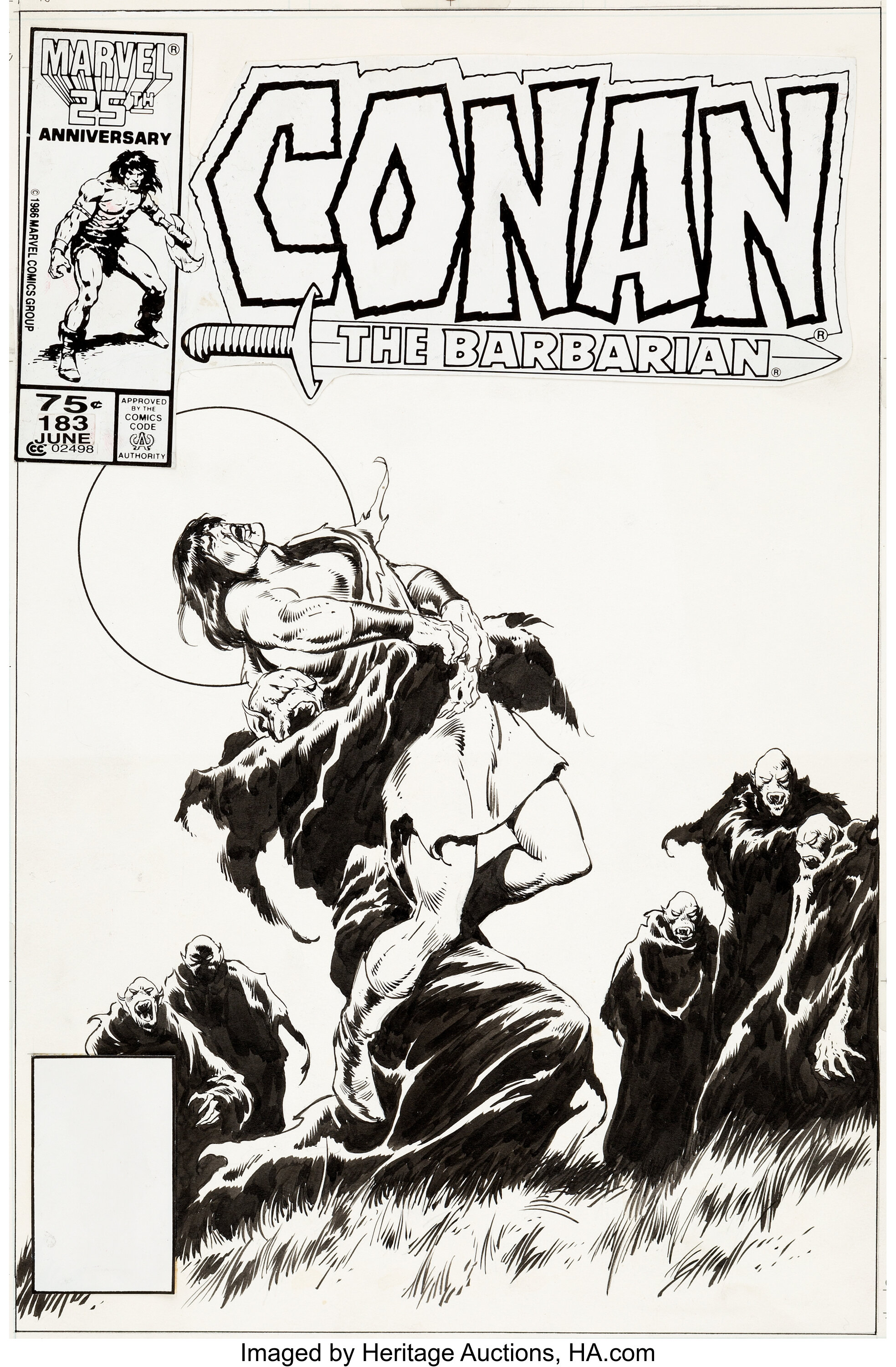 conan the barbarian cover art