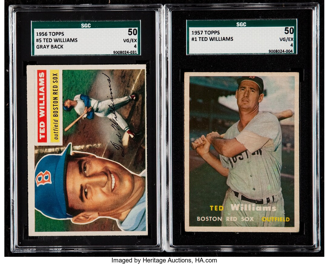 1956 Topps Ted Williams Baseball Card