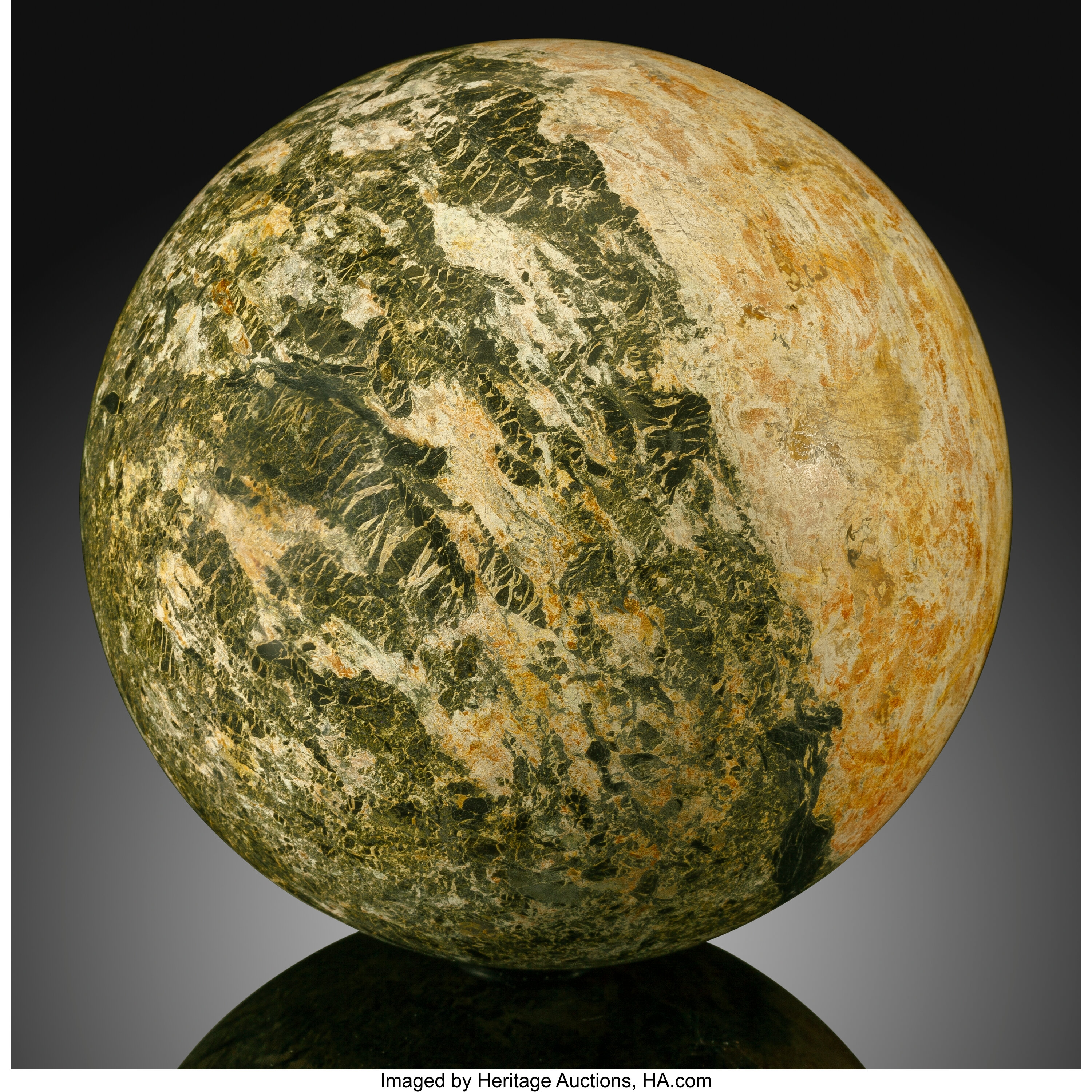 Orpiment Sphere. Stone Source: Russia. ... Lapidary Art Eggs and | Lot ...