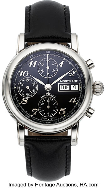 Montblanc Meisterstuck Ref. 7016 Steel Automatic Chronograph. Lot 54549 Heritage Auctions