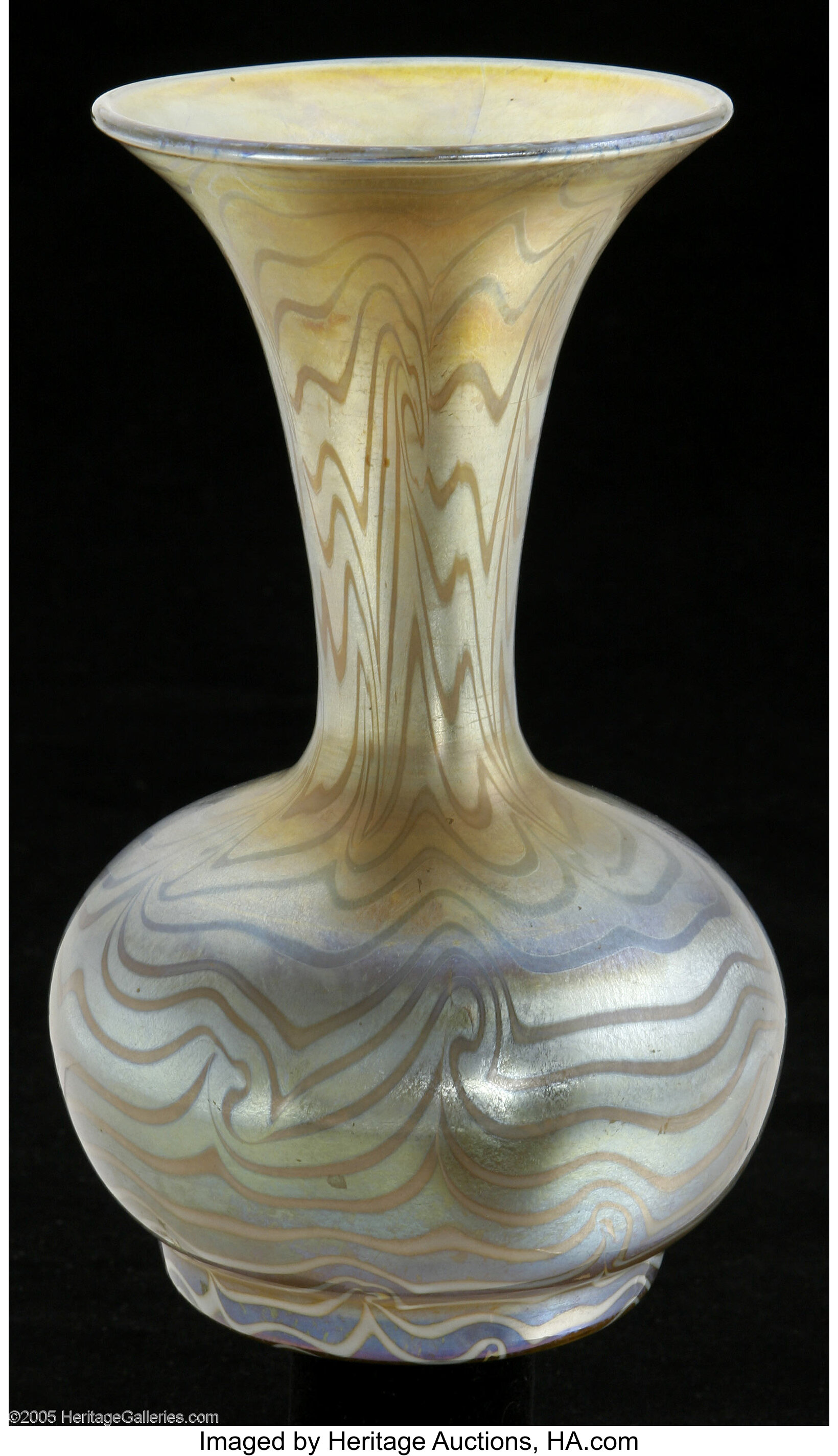 An Austrian Art Glass Vase Loetz Ca 1900 The Bulbous Vase Lot 30361 Heritage Auctions 1734