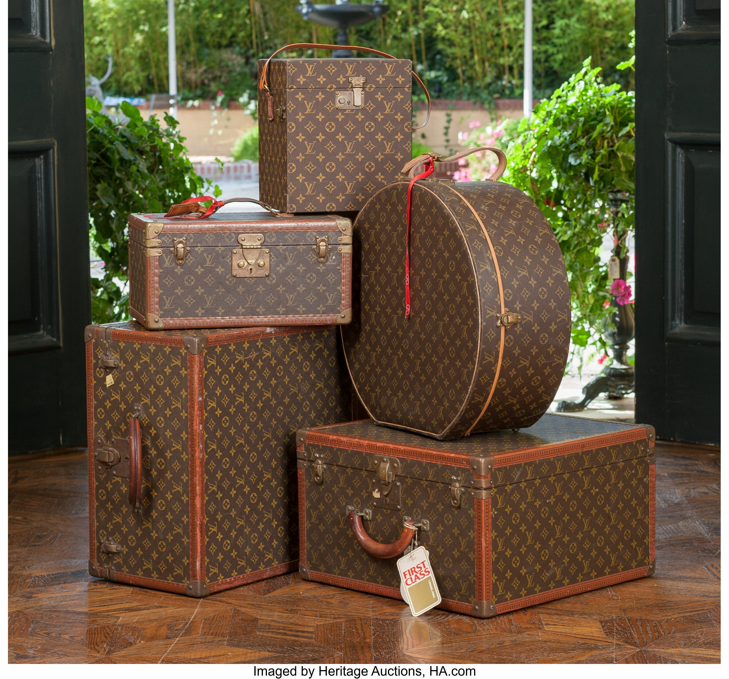 Ciro for ikke at nævne Plante A Five-Piece Louis Vuitton Classic Monogram Canvas Hard Travel Case | Lot  #65125 | Heritage Auctions