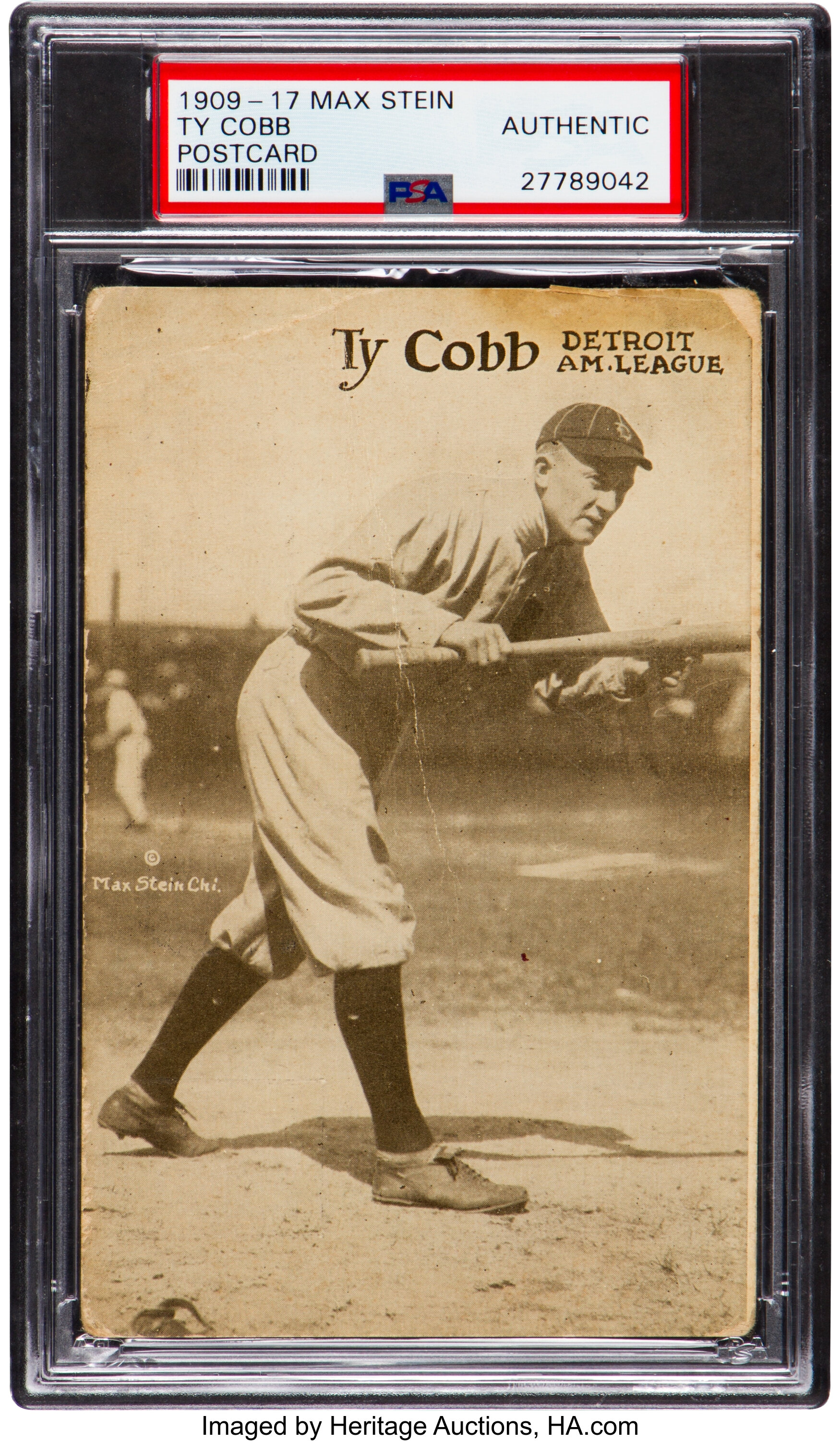 Sold at Auction: Ty Cobb Vintage Postcard