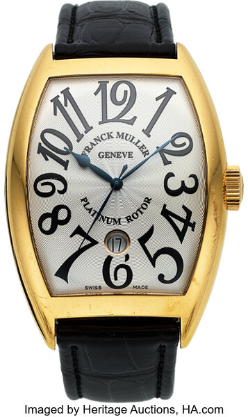 Franck Muller 8880 SC DT Massive 18k Gold Cintree Curvex