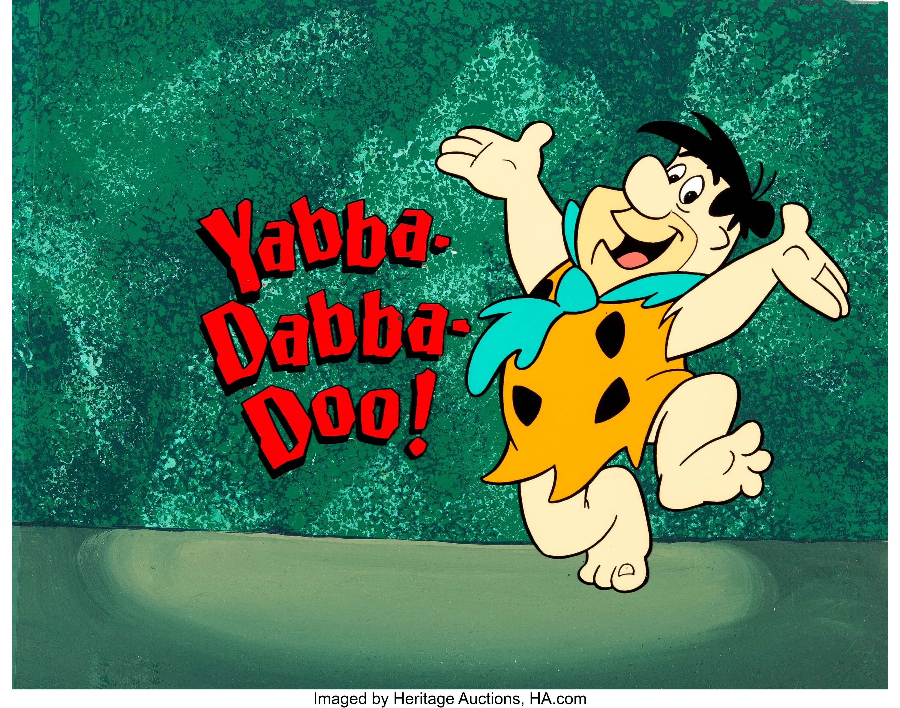 The Flintstones Yabba Dabba Doo Publicity Cel Hanna Barbera C Lot 13176 Heritage Auctions