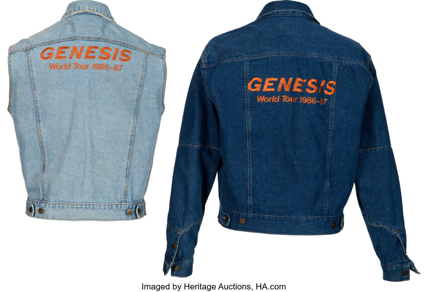 Genesis World Tour 1986-87 Denim Crew Jacket and Denim Crew | Lot
