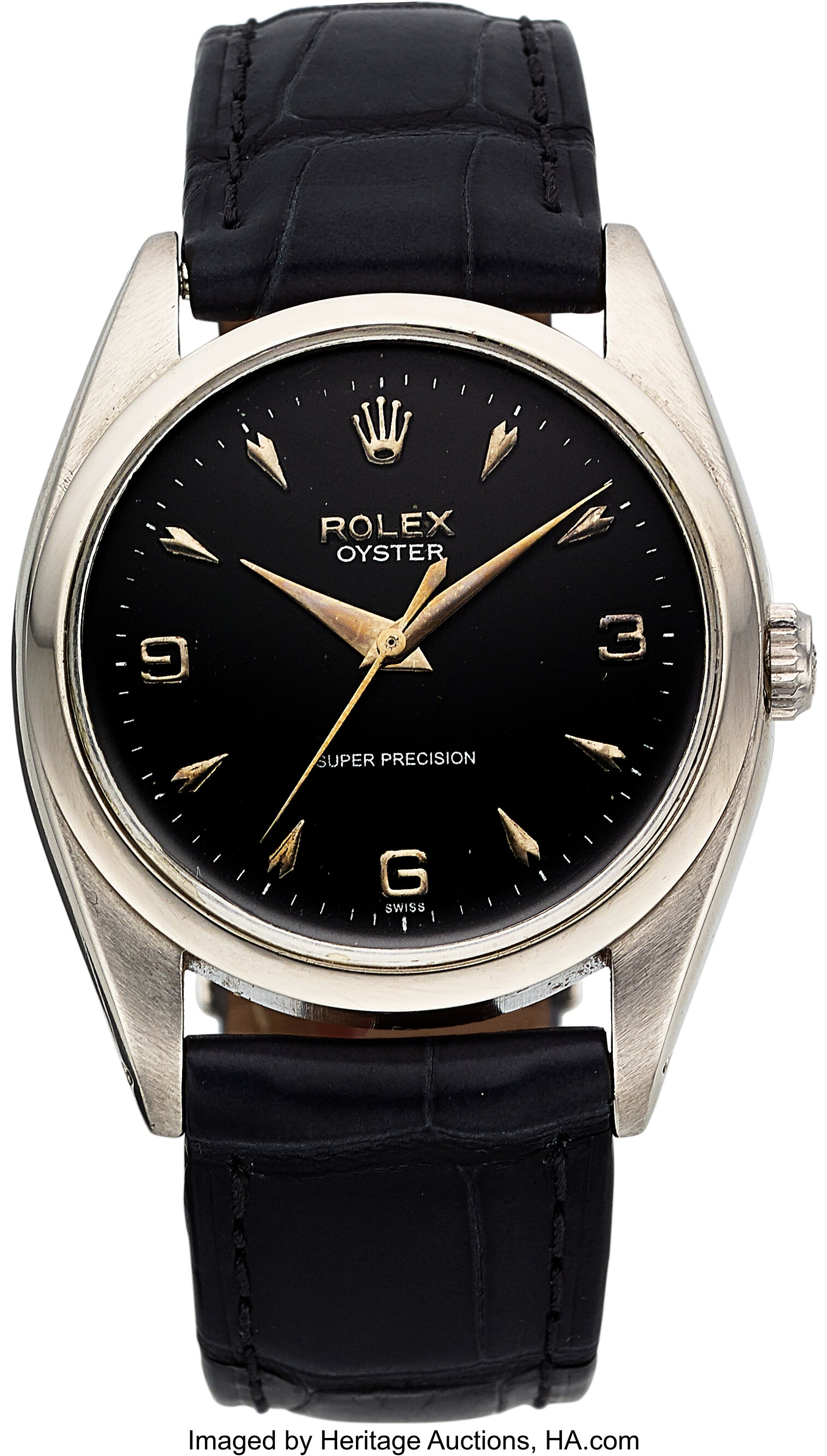 Rolex Ref 6422 Oyster Super Precision Wristwatch Circa 1950 s