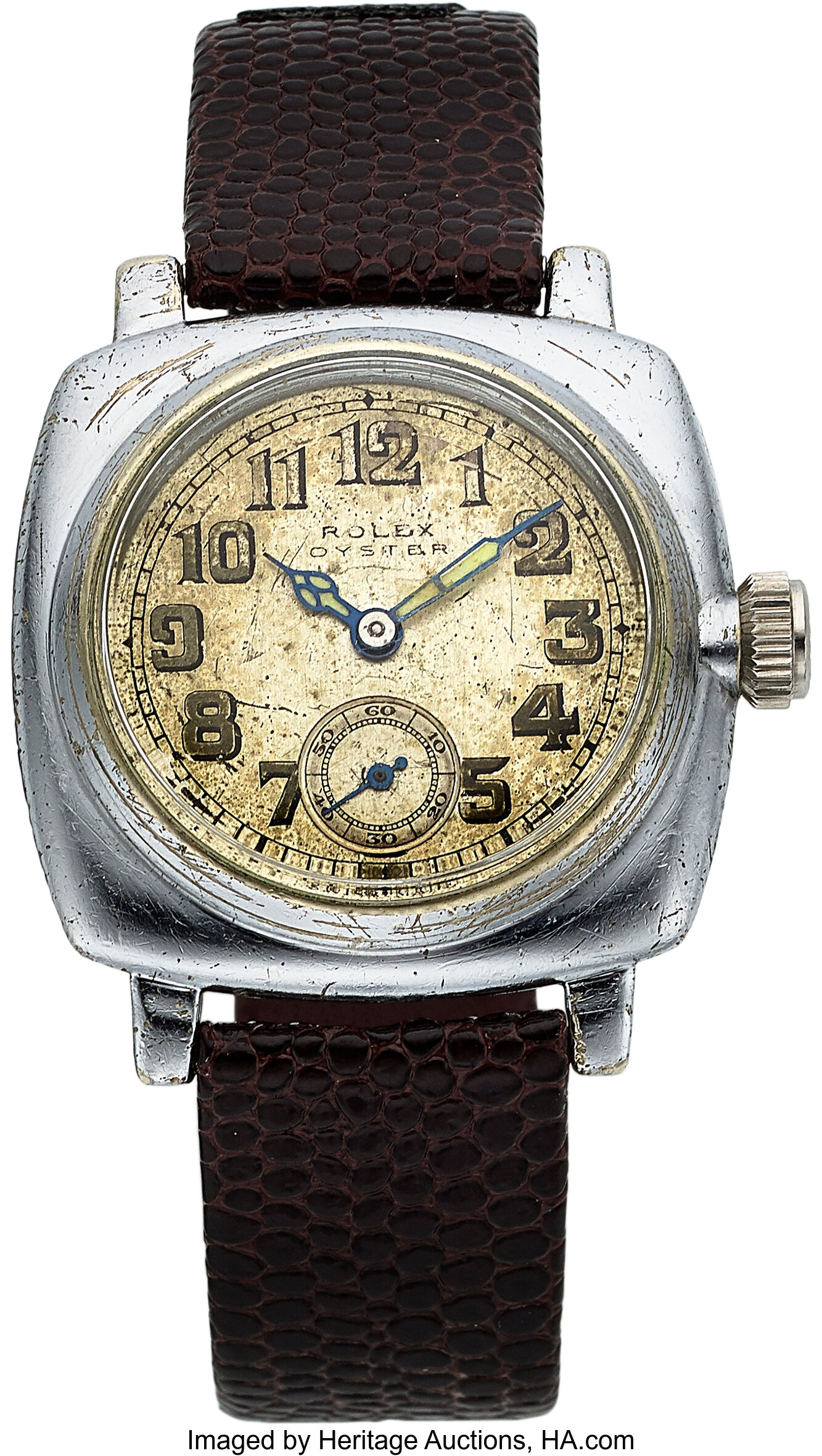 Rolex Ref 2081 Oyster Cushion Circa 1930 s. Timepieces