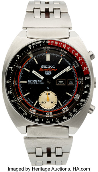 Seiko, Ref: 6139-6031, Speed Timer, Circa 1970's. ... Timepieces | Lot  #54537 | Heritage Auctions