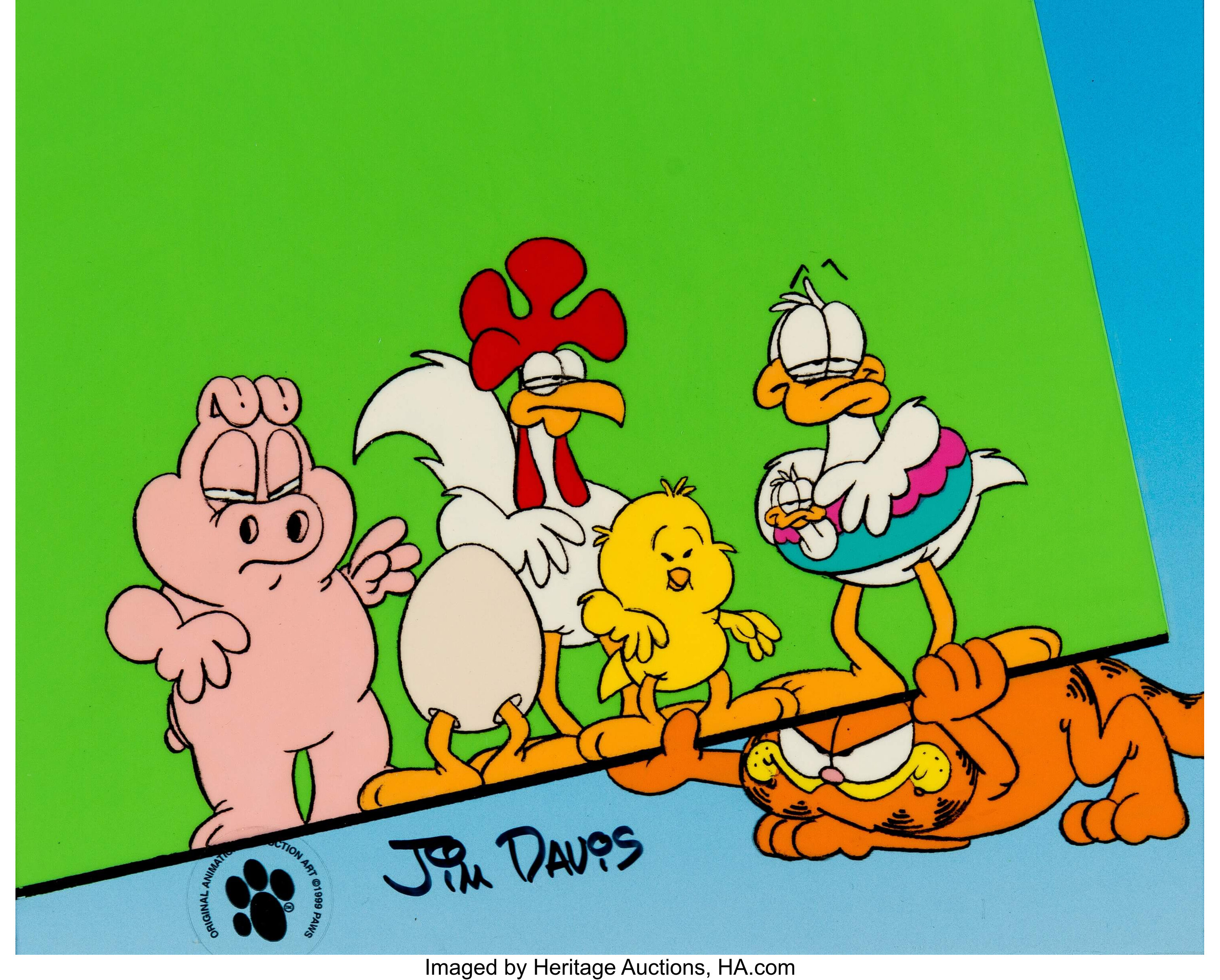 garfield and friends duck