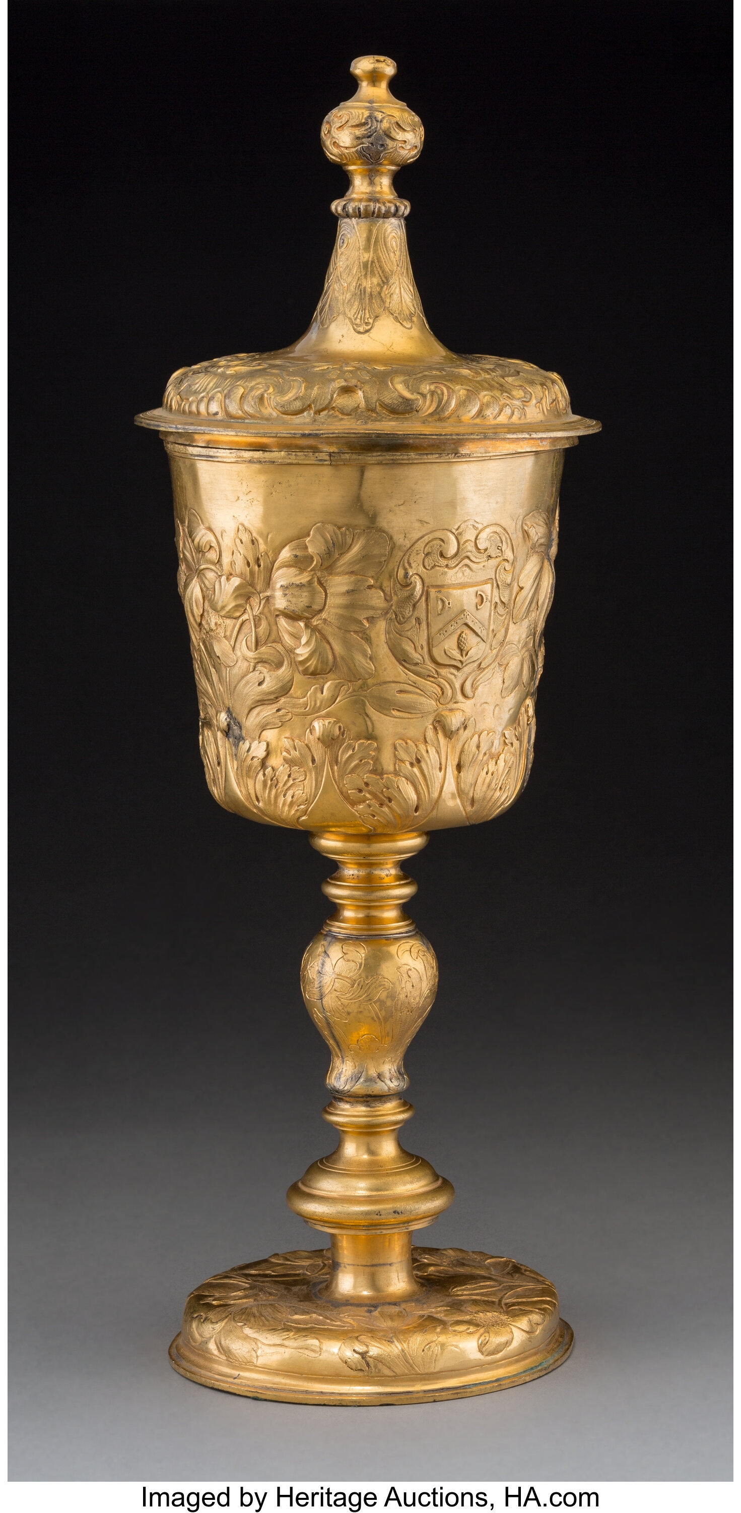 An Elkington & Co. Gilt Copper Covered Standing Cup Electrotype | Lot ...