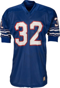 1950-53 Bobby Layne Game Worn Detroit Lions Jersey--Photo Matched