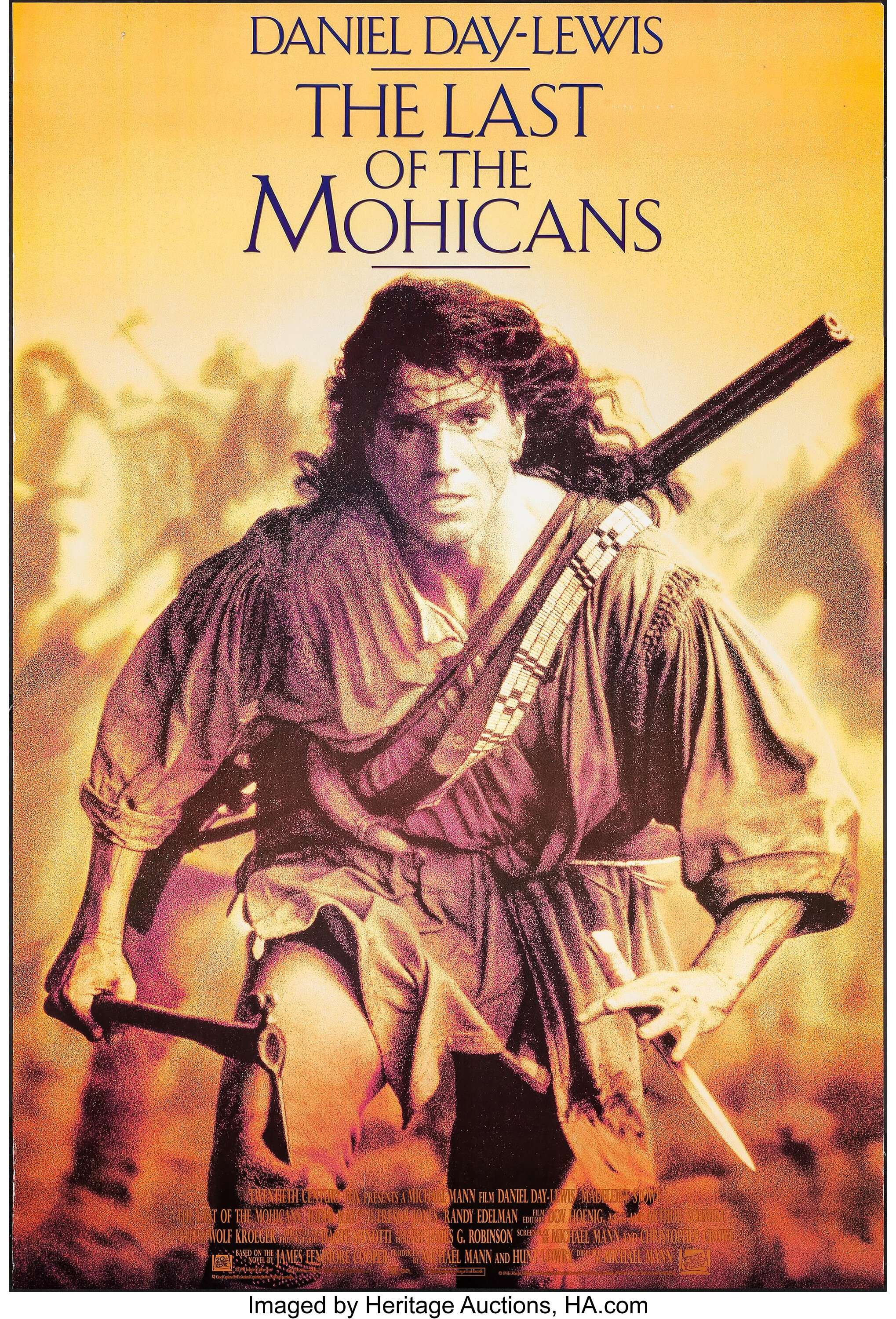 The Last Of The Mohicans 20th Century Fox 1992 Subway 44 X Lot 54229 Heritage Auctions