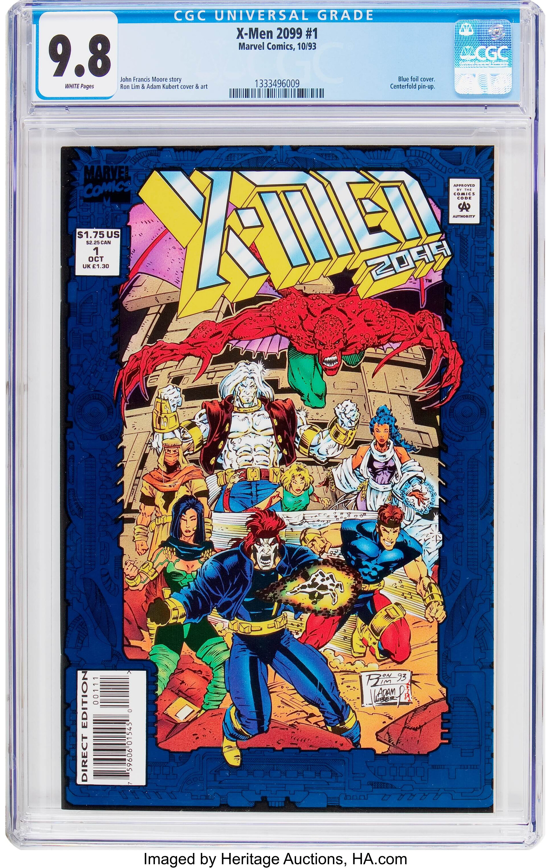 X Men 99 1 Marvel 1993 Cgc Nm Mt 9 8 White Pages Modern Lot Heritage Auctions