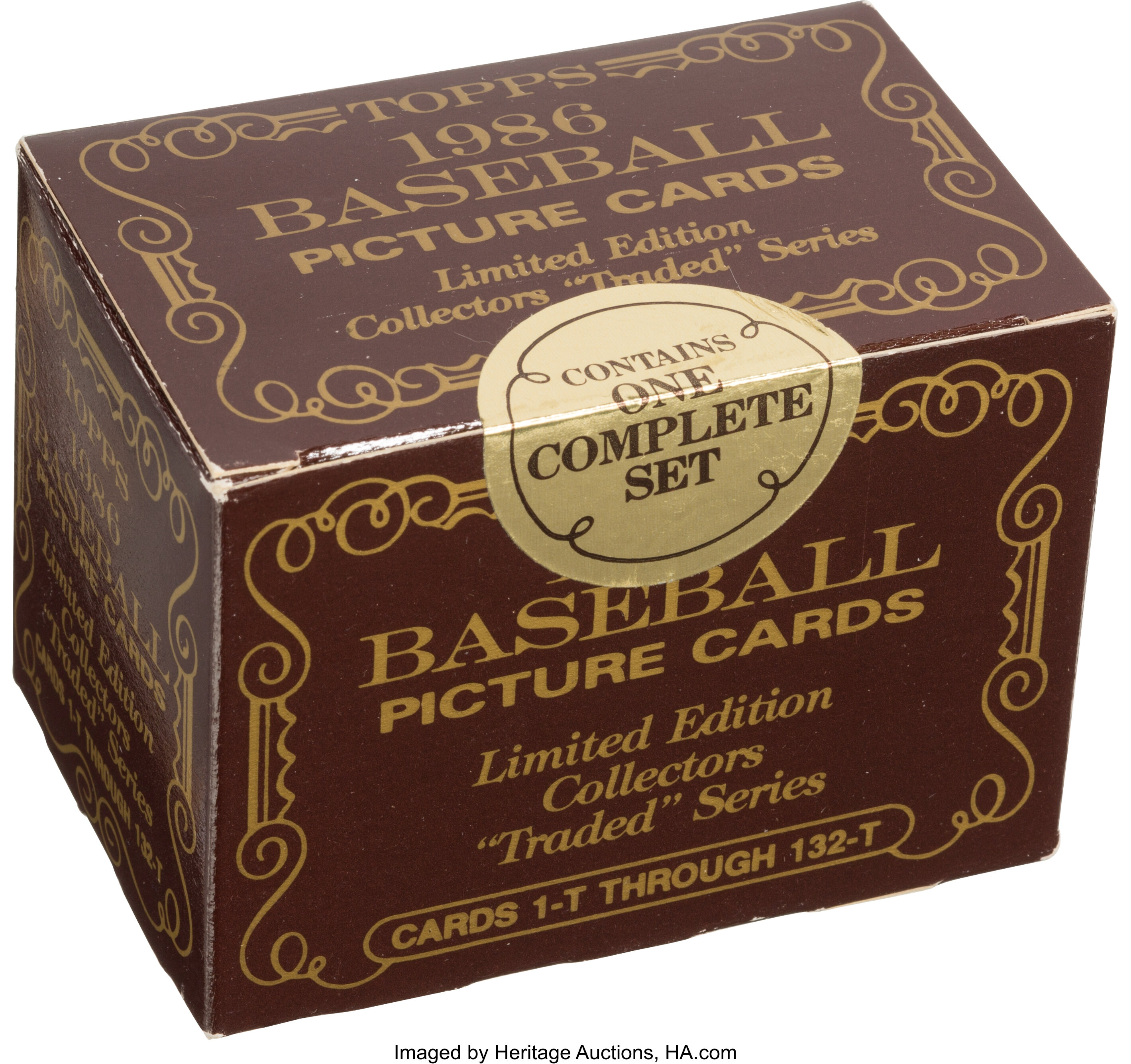 1986 Topps Tiffany Traded Baseball Set (132) With Bonds & Bo | Lot #81409 |  Heritage Auctions