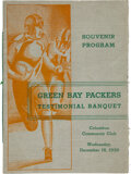 1929 Chicago Bears vs. Green Bay Packers Program Onesie by