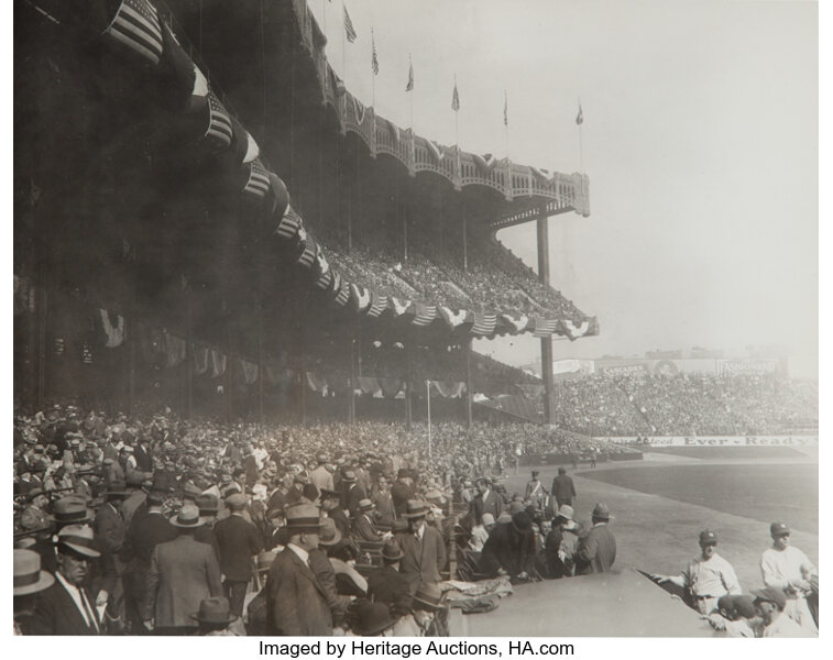 1927 World Series At Yankee Stadium Canvas Print