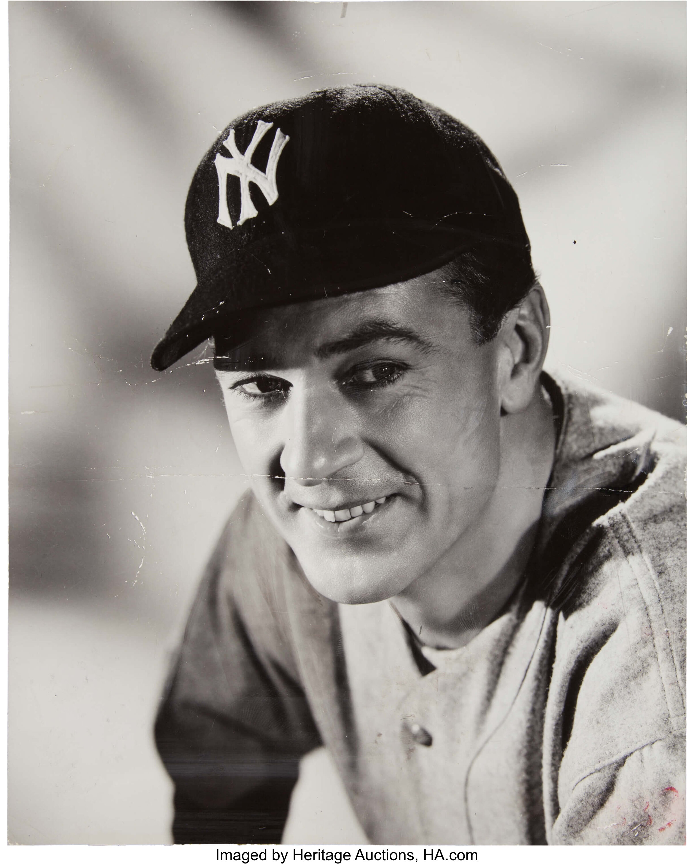 Gary Cooper as Lou Gehrig in Pride of the Yankees 1942 T-Shirt by Mountain  Dreams - Pixels