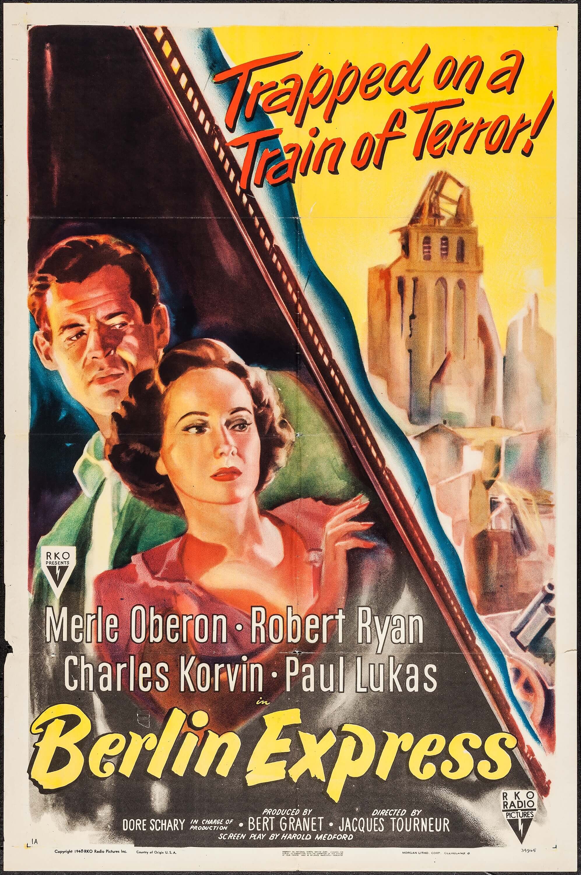 Berlin Express (RKO, 1948). One Sheet (27