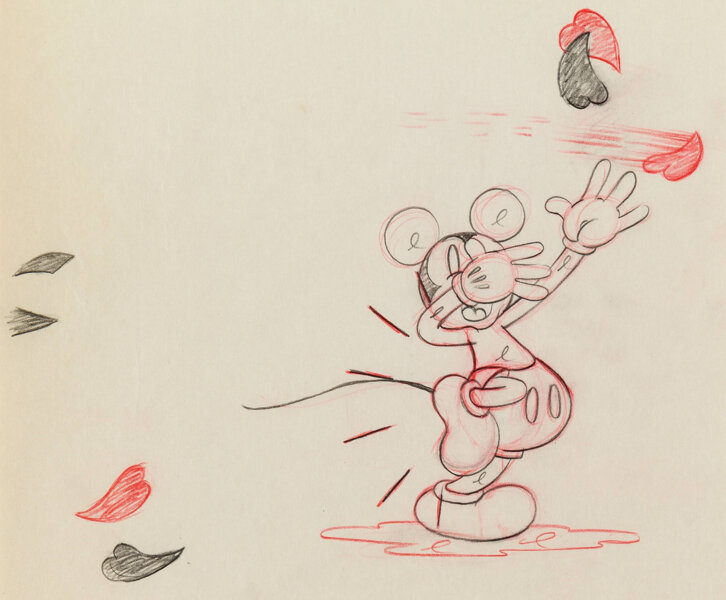 Disney Animators Study Their Reflections In The Mirror To Draw