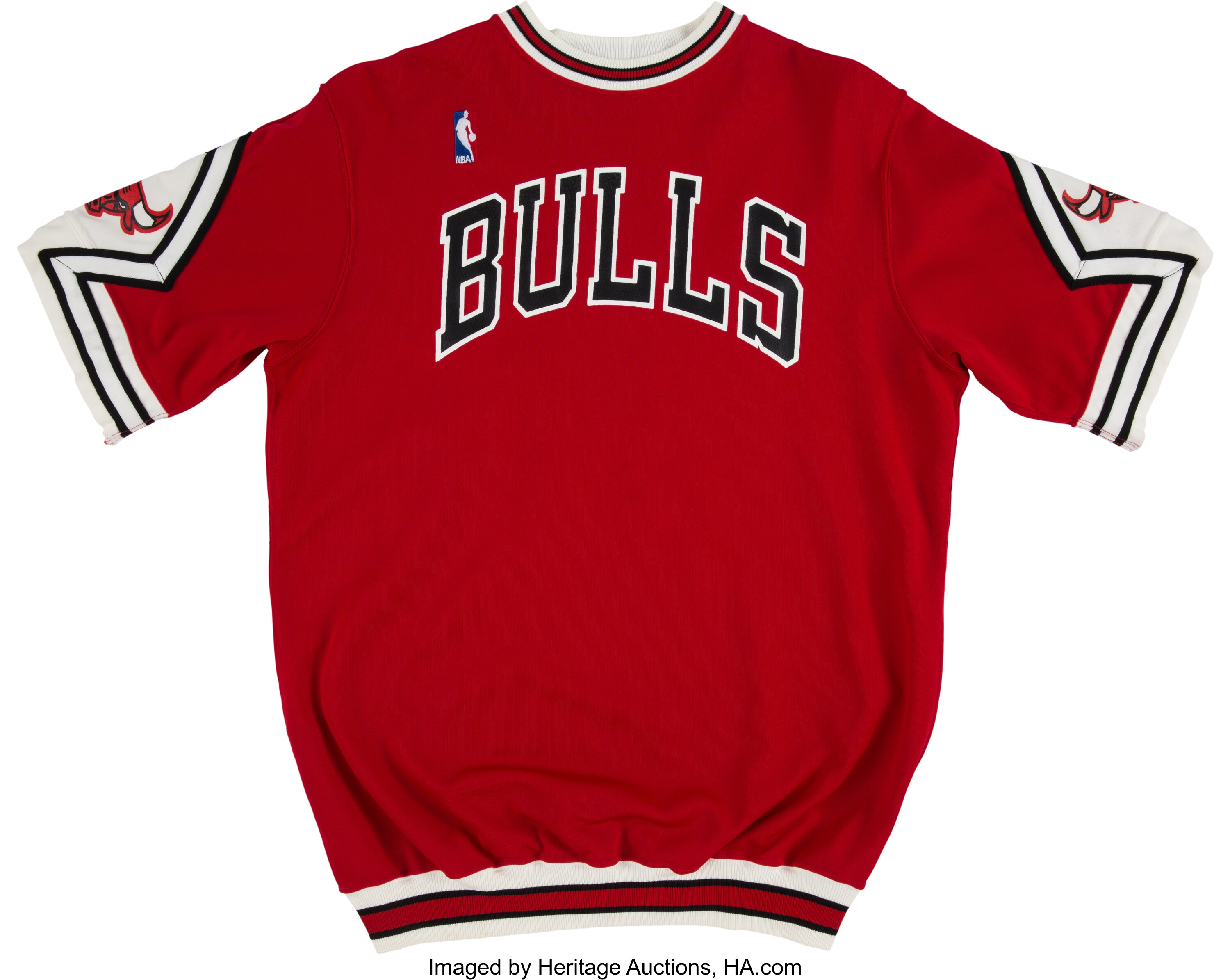 Mitchell & Ness Red Chicago Bulls 1987-88 Authentic Shooting Shirt S
