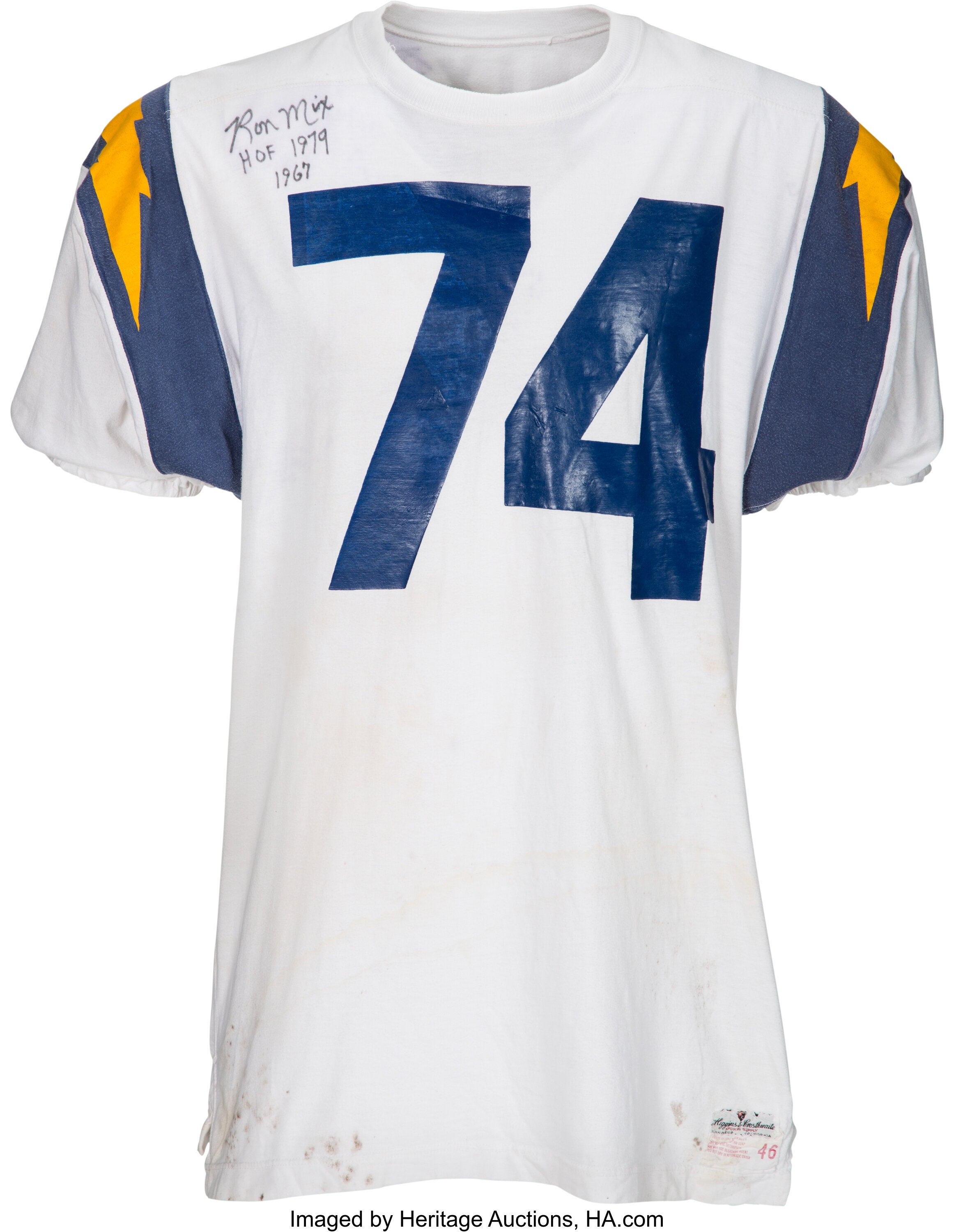 Lot Detail - SAN DIEGO CHARGERS TRIO OF 1994 GAME READY THROWBACK