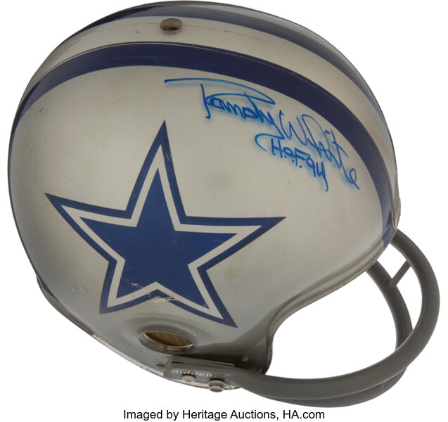 Autographed Randy White NFL Helmets, Autographed Helmets, Randy White NFL  Autographed Memorabilia