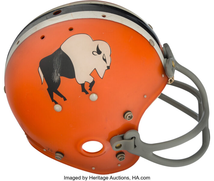 Early 1970's Buffalo Bills Game Worn Helmet. Football, Lot #54668