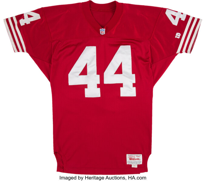 1993 Tom Rathman Game Issued San Francisco 49ers Jersey.