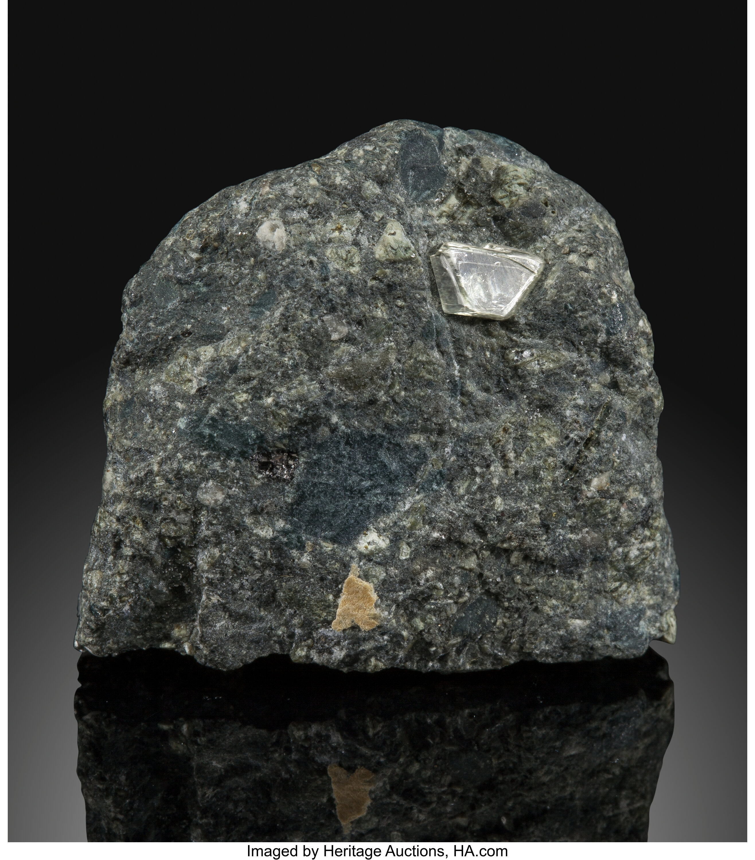 Diamond In Kimberlite Sakha Republic Saha Republic Yakutia Lot 72284 Heritage Auctions