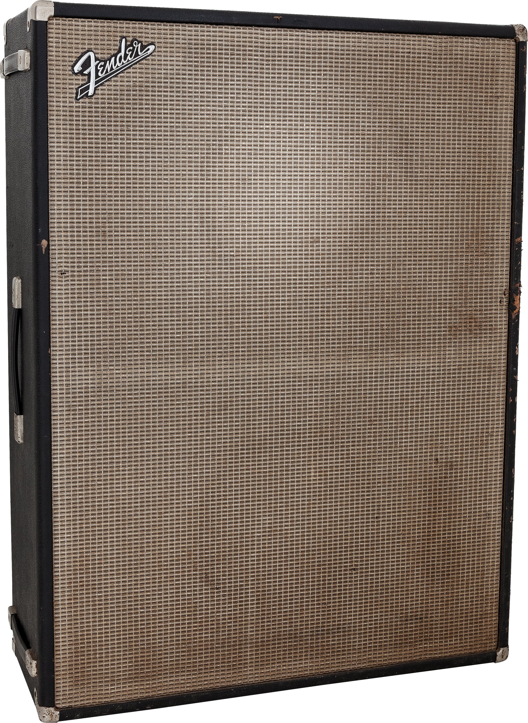 Circa 1967 Fender Bassman Bandmaster Black Bass Speaker Cabinet