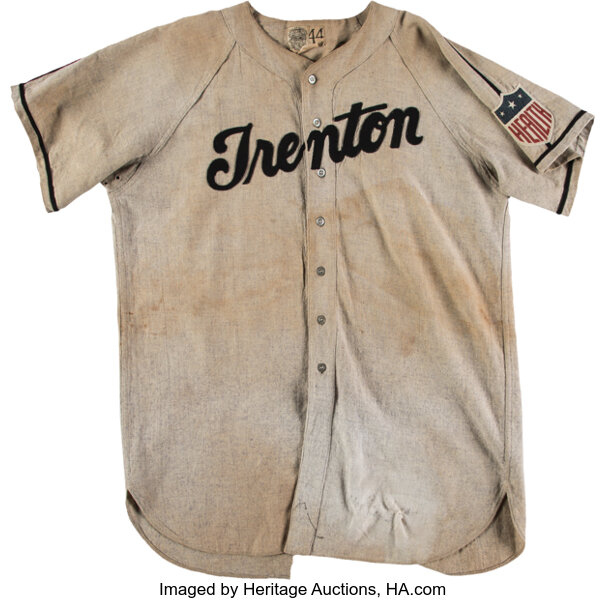 1942-44 Trenton Packers Game Worn Jersey with Health Patch. . , Lot  #50348