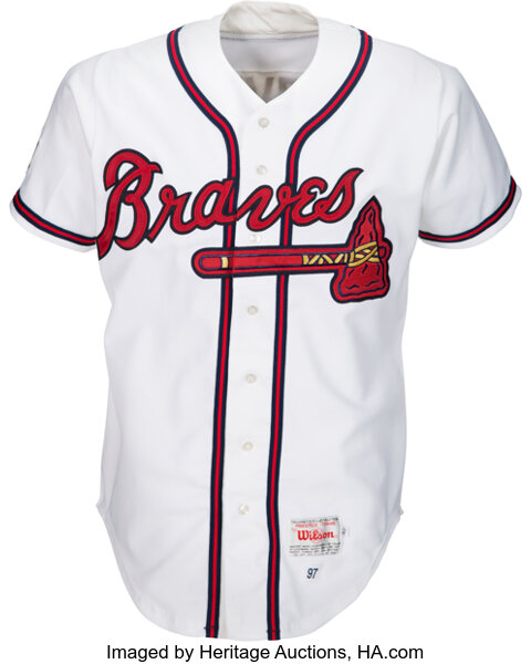 Sold at Auction: Atlanta Braves Tom Glavine Signed Baseball Jersey