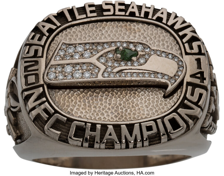 2014 Seattle Seahawks Nfc Championship Ring Presented To Defensive Lot 50655 Heritage Auctions