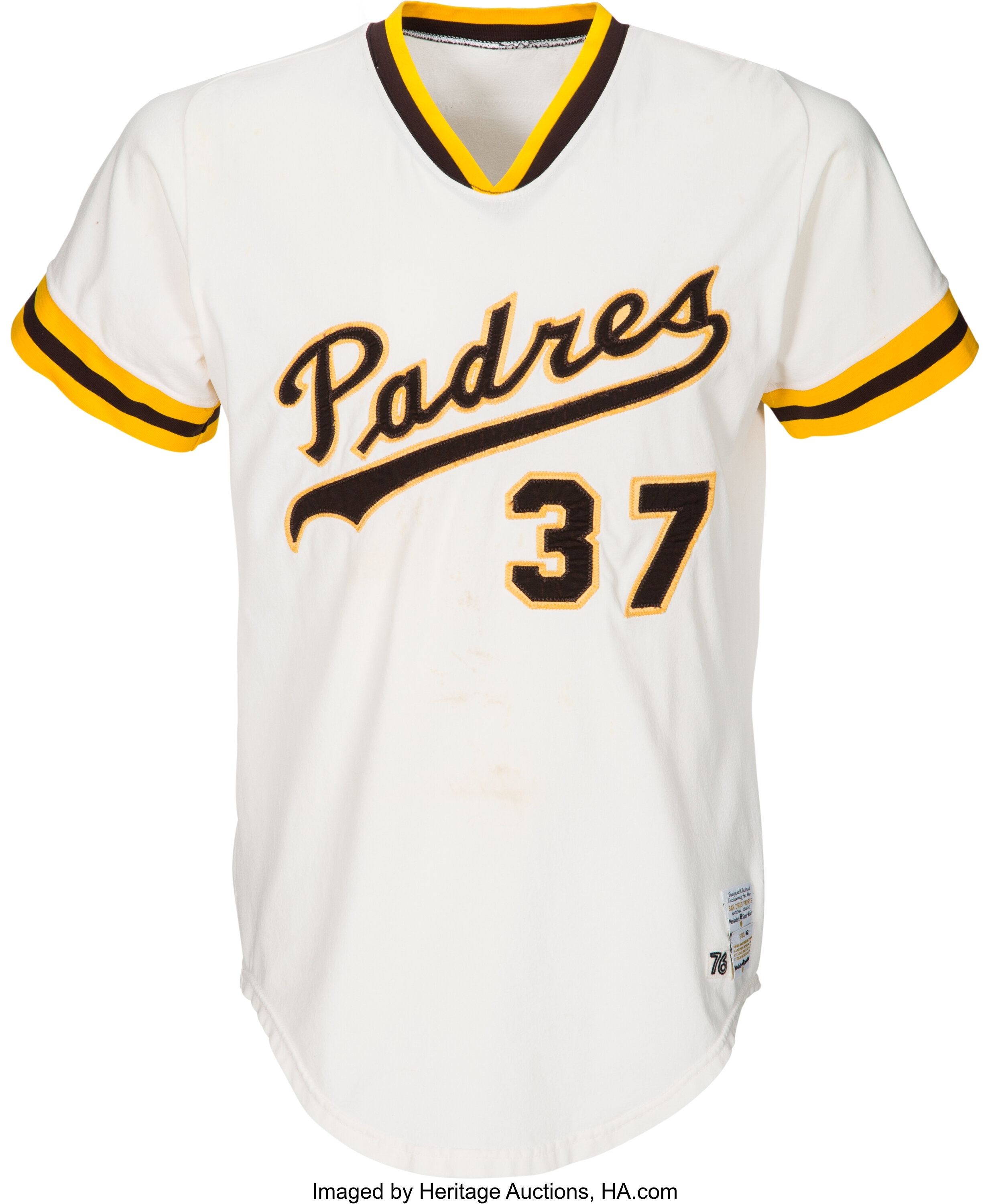 2019 San Diego Padres Blank # Game Issued Grey Jersey 1276
