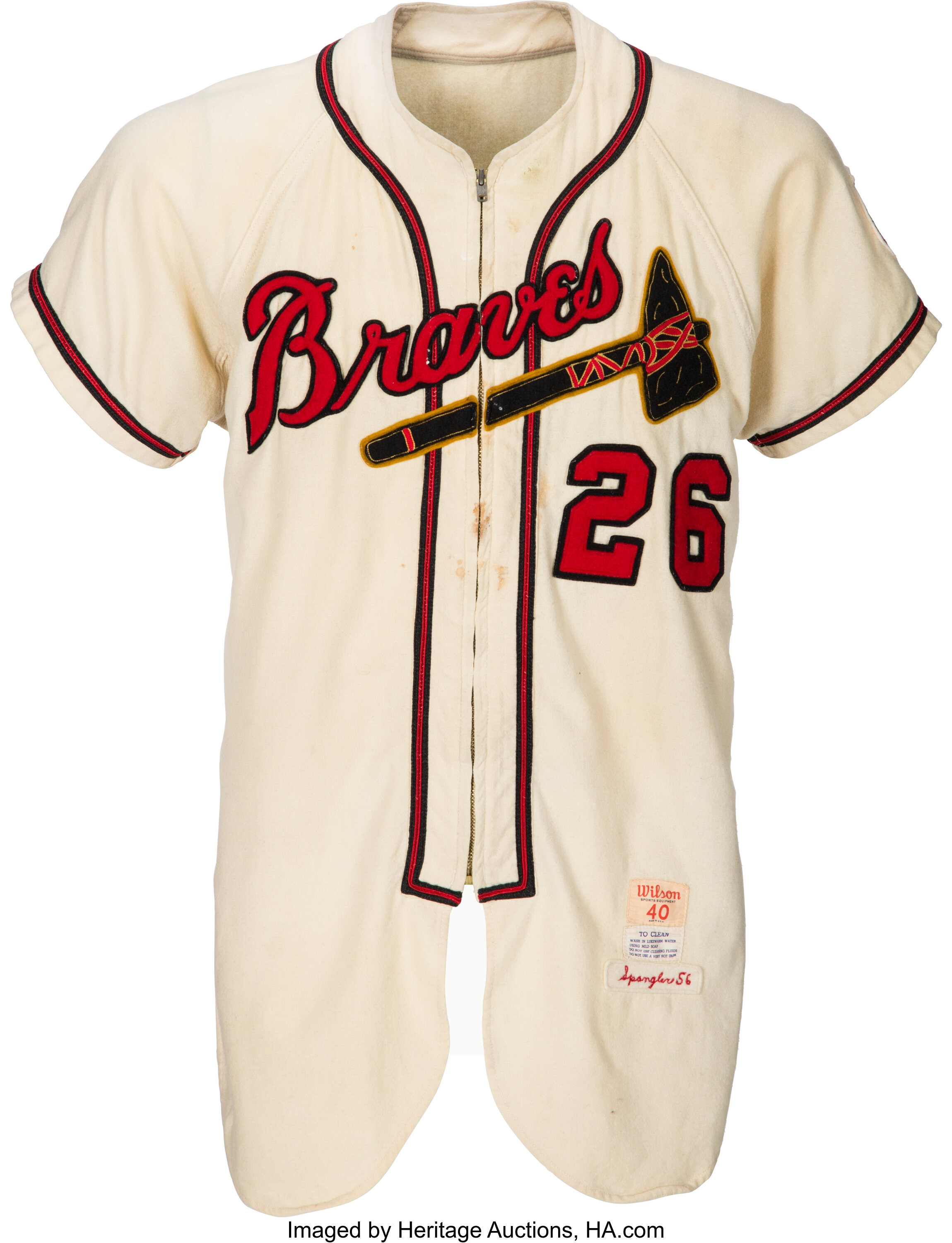 1957 milwaukee braves jersey