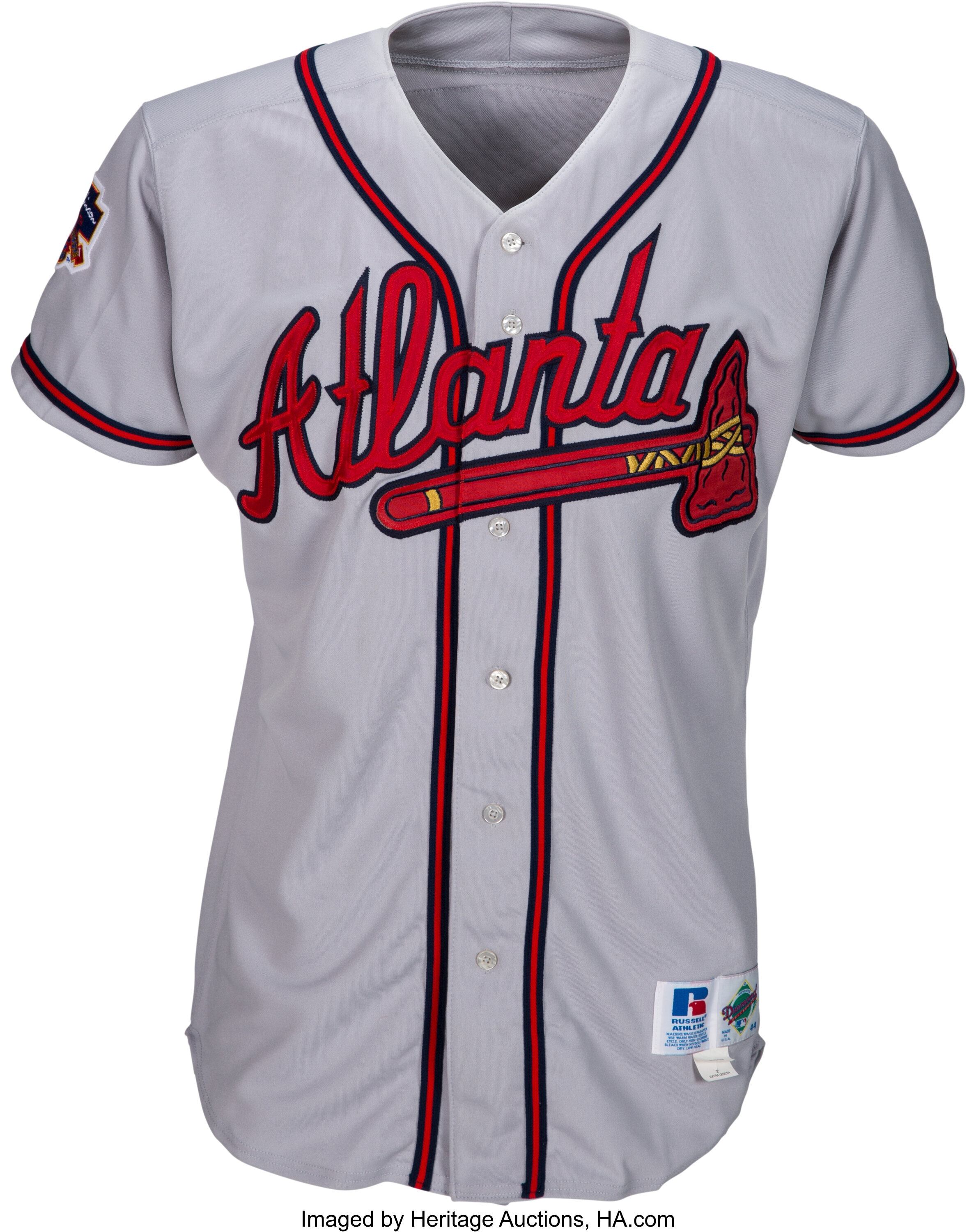 1997 Greg Maddux Game Worn & Signed Atlanta Braves Jersey with, Lot #50382