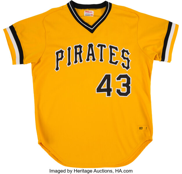 1983 Don Robinson Game Worn Pittsburgh Pirates Jersey. .